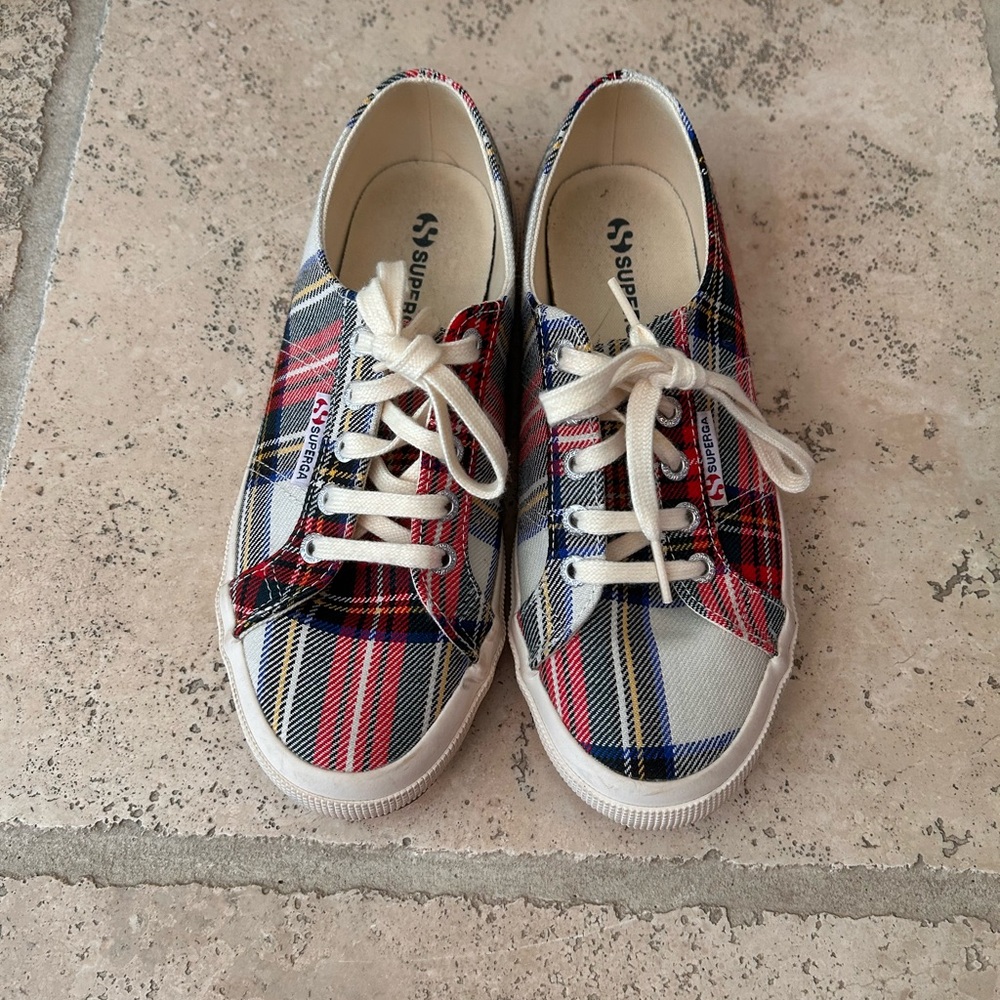 Superga Tartan Sneakers
